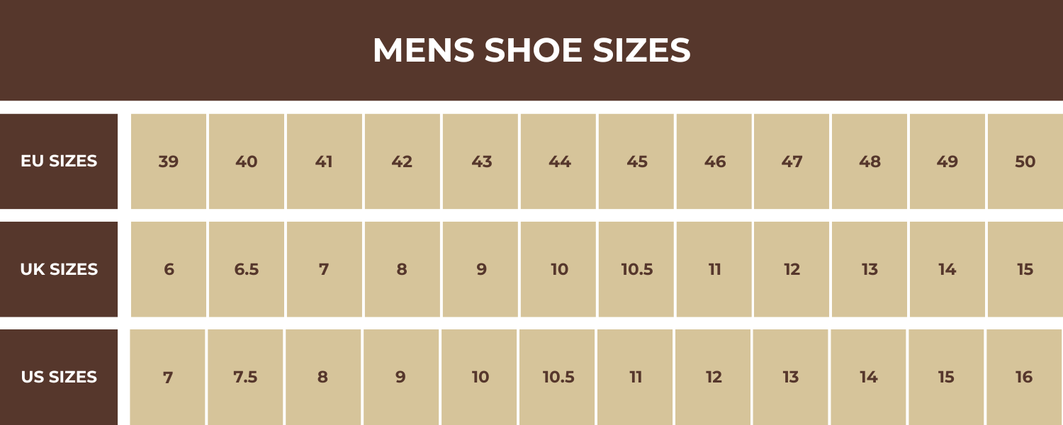 Shoe Fitting Size Guide Anatomic Shoes AnatomicShoes