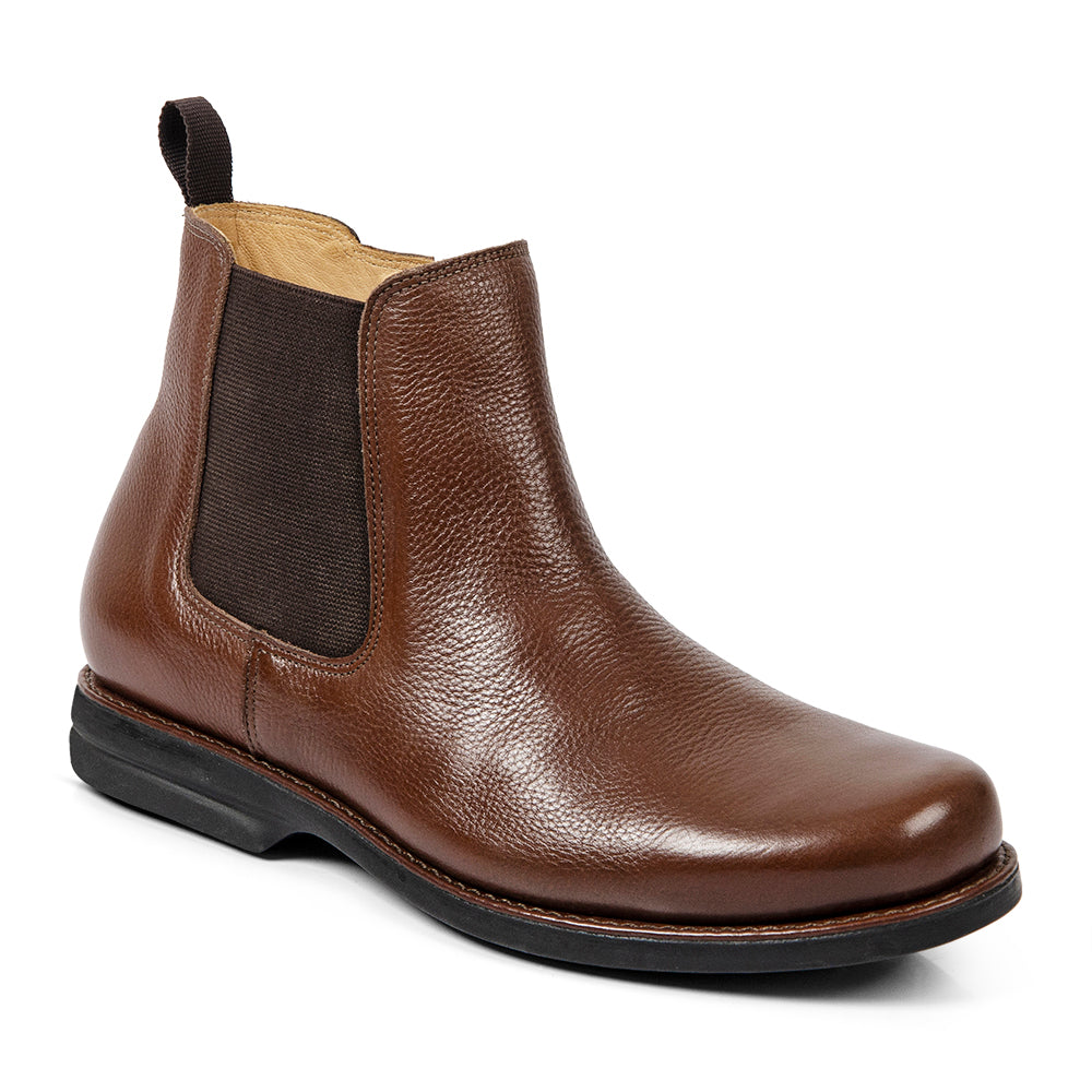 slim fit dress slacks Men's Carson Tall Military Fashion Zipper Rugged Urban Dress Boots Cognac / 8.5 M US